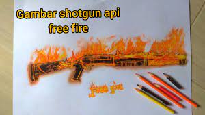 Free fire weekly membership the thumb gym. Menggambar Skin Senjata Shotgun Api Ff Gambar Free Fire Youtube