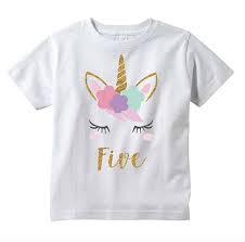Birthday Outfits For 11 Year Olds Girl Unicorn 5th Birthday Shirt This Shirt Is The Perfect For Your Little Ones Birthday Or To Toddler Birthday Outfit Birthday Shirts First Birthday Outfits