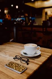 Square 30cm european embroidery hollow champagne gold hotel restaurant table placemat coffee tea cup coaster furniture mat,dinner table mat bestoftheworldshop 5 out of 5 stars (2) sale price $9.59 $ 9.59 $ 11.99 original price $11.99 (20% off. Hd Wallpaper Cup Of Coffee On Table In Cafe Interior Tech Technology Work Wallpaper Flare