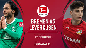 Ffc turbine potsdam, football, sport, logo, sign png. Werder Bremen 1 4 Bayer Leverkusen Havertz Shines On Bundesliga Return