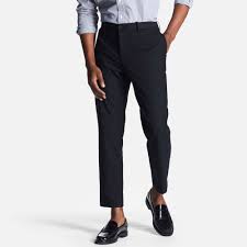 Men Relaxed Ankle Pants Cotton Pants Outfit Men Ankle Pants Mens Fashion Wedding Suits
