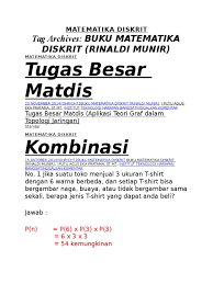 Maybe you would like to learn more about one of these? Kunci Jawaban Matematika Diskrit Rinaldi Munir Revisi Kelima Pdf