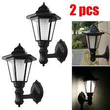 waterproof wall mount solar lights outdoor pathway gate bright white lamp 2pcs solar lamp sola outdoor solar lights solar lamp solar powered garden lights