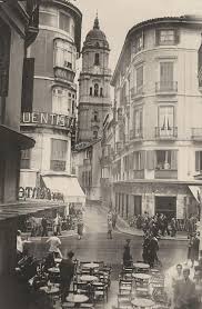 Cruce De La Calle Marques De Larios Con Moreno Monroy Anos 50 S Malaga Fotos Antiguas Fotos
