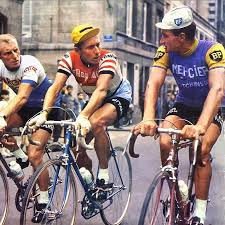 Poulidor finished in the same time, but anquetil (as stage winner) was awarded a one minute bonus which all but negated poulidor's efforts in the alps. Andre Darrigade Jacques Anquetil Raymond Poulidor Cycling Photography Racing Cyclist Cycling Pictures