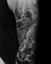 Black And White Ocean Sleeve Tattoo Designs 40 Ocean Sleeve Tattoos For Men Underwater Ink Design Ideas Ocean Sleeve Tattoos Tattoo Sleeve Men Sleeve Tattoos