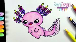 Granted there are some related books on drawing animals but these aren't always enough. How To Draw An Axolotl Social Useful Stuff Handy Tips