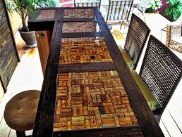 Epoxy Cork Photos Diy Outdoor Bar Bar Countertops Wine Cork Table