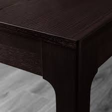The table is made of solid sheesham wood. Ekedalen Bar Table Dark Brown 120x80x105 Cm Ikea