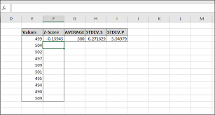 Die standardabweichung ist ein maß für die streuung von werten bezüglich ihres mittelwerts (dem durchschnitt). Wie Berechnet Ein Z Score Mithilfe Von Microsoft Excel Allinfo