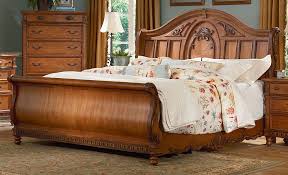 Sleigh Bed King For A Traditional Style Oak Bedroom Furniture Bedroom Furniture Sets Oak Bedroom Furniture Sets