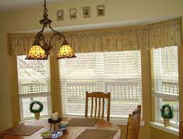 These kitchen cabinet curtain ideas are like finding the perfect throw pillows for your couch. For Christina Boyd Bay Window Treatments Kitchen Bay Window Bay Window Curtains