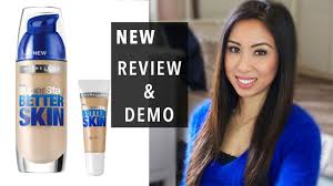 You can use it even in summer. New Maybelline Superstay Better Skin Foundation And Concealer Review Demo All Day Test Youtube