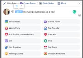 How to change text/fonts on facebook? How Do You Post Bold Text On Facebook Capitalize My Title