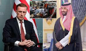 Biden's National Security Advisor Jake Sullivan postpones meeting with  Saudi Crown Prince MBS because he cracked his rib: High-level talks over  Israel delayed as fury grows over aid worker strike | Daily
