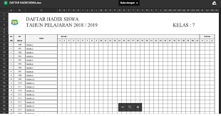 Isi yang ada pada contoh absensi dan daftara hadir siswa ini mencakup semua bulan mulai dari januari februari maret april mei juni juli agustus sebtember desember semua komplit, anda bisa. Entri Sekolah Format Daftar Hadir Siswa Format Excel
