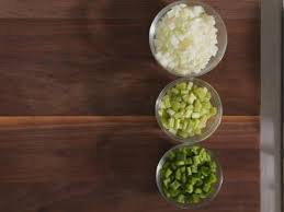 The italian soffritto, like mirepoix mise en place literally means set in place, and it refers to having all your ingredients prepped and. How To Make Flavor Bases Mirepoix Sofrito And More Food Network