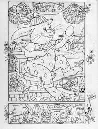 Easter Hidden Picture Puzzle Coloring Page In Topsy Turvy Land Boyama Sayfalari Resimler Ucretsiz Yazdirilabilir Icerik