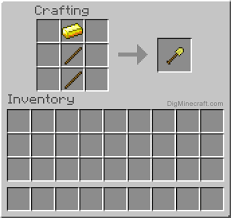 How To Make A Golden Shovel In Minecraft And More Crafting Recipes Minecraft Crafts Minecraft Crafting Recipes Minecraft Food