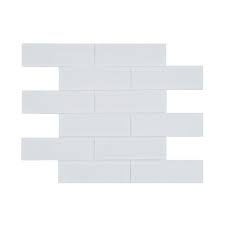Glass Subway Tile Super White 12 X