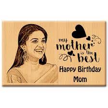 Need a birthday gift idea for the mom who has everything? Gftbx Personalised Gift Ideas For Mom S Birthday Customised Picture Frame With Carving Photo Engraved Wooden Photo Plaque Best Surprise Birthday Gifts For Mom From Daughter 6x4in Wood Amazon In Home