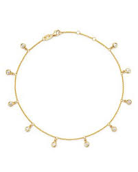 8 other reasons set of 2 anklets. 14k Gold Ankle Bracelet Bloomingdale S