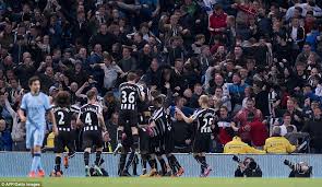 Manchester city 2 (silva 38, aguero 90). Manchester City 0 2 Newcastle