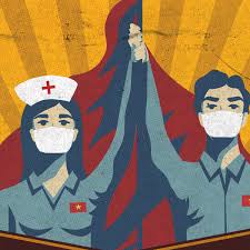 In A War We Draw Vietnam S Artists Join Fight Against Covid 19 Global Development The Guardian We salute to all of you! in a war we draw vietnam s artists