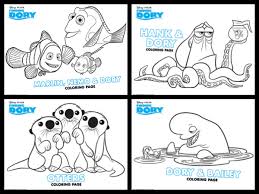 It happens within the sea. Free Printables Finding Dory Coloring Pages And Activity Sheets Comic Con Family