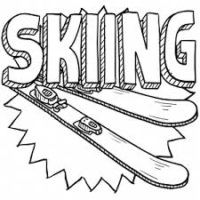 Skiing Coloring Page Kidspressmagazine Com Sports Coloring Pages Coloring Pages Ski Drawing
