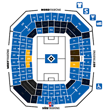Der stadionplan des hsv stadions. Das Volksparkstadion Hamburg Hsv Aol Arena