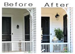 Here are the 21 best farmhouse outdoor decor ideas for making your farmhouse look picture perfect. Farmhouse Exterior Lighting 5 Porch Love This Simple Makeover Front Lights Far Farmhouse Outdoor Lighting Modern Farmhouse Exterior Farmhouse Exterior Lighting
