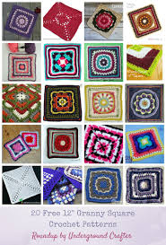 Like most traditional granny squares, this square starts in the center and works up in rounds. 20 Free 12 Granny Square Crochet Patterns Underground Crafter