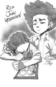 Pin By Monica Mitchell On Rt Cartoon Art Boondocks Drawings Black Anime Characters