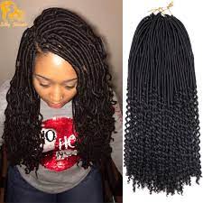 20 Curly Goddess Faux Locs Crochet Hair Freetress Curly Crochet Braids Faux Locs Bobbi Boss H Cool Braid Hairstyles Box Braids Hairstyles Crochet Hair Styles