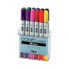 We're not the cheapest, we're not the most expensive. Copic Ciao Set Of 12 Cult Pens