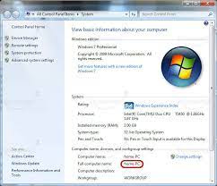 Computers have indeed become part and parcel of our lives; How To Find Your Computer Name In Windows 7