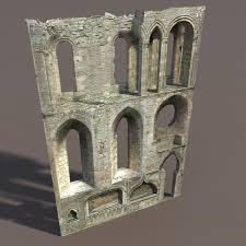 Castle Ruins Modelled 3d Model Low Poly 3d Models Castle Ruins 3d Model