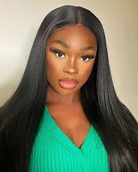 Amazon.com : ISEE Hair 13x4 Lace Front Wigs Brazilian Virgin Human Hair  Wigs Short Straight Bob Wigs 150% Density Pre Plucked with Baby Hair For  Black Women (10 Inch (Pack of 1),