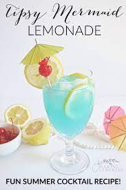 Tipsy Mermaid Lemonade Recipe Fun Summer Cocktail Making Lemonade Recipe Best Summer Cocktails Lemonade Recipes Rum And Lemonade