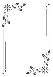 Border line card for thank you card ideas, silk flowers can primarily be any shade and in any design. Framesandborders Page Borders Design Border Design Corner Borders Page Borders Clip Art Borders Bo Frame Border Design Borders For Paper Clip Art Borders