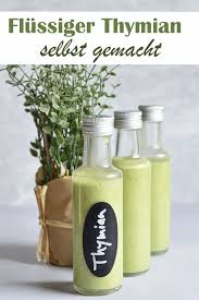 Flussiger Thymian Zum Wurzen Mix Dich Glucklich Thermomix Rezepte Fur Food Non Food Essen Kosmetik Putzmitt In 2020 Thymian Lebensmittel Selber Machen Essen