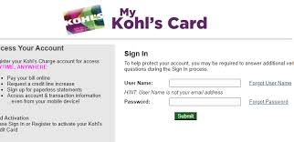Debit cards are only accepted kohl's credit card customer in these states: Credit Kohls Com Kohl S Charge Card Bill Payment Guide