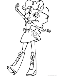 You will help pinkie to enjoy tac toe game. Equestria Girls Pinkie Pie Coloring Pages Coloring4free Coloring4free Com