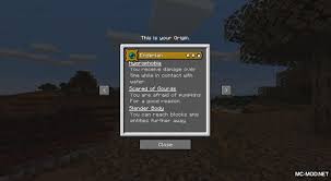 Create mod 1.16.5/1.15.2 offering a variety of tools and blocks for. Origins Mod 1 17 1 1 16 5 Interesting Origin With Special Abilities Mc Mod Net