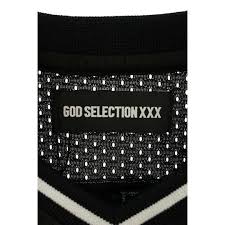 ゴッドセレクショントリプルエックス GX-S24-CN-02 ロゴプリントメッシュ長袖カットソー メンズ XL｜トップス