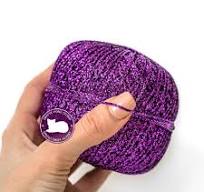 Medium Purple Glitter Metallic Yarn, Shimmer Yarn for Crochet Knitting Soft  Sparkle Thread for DIY Crafts Decorative Yarn for Embellishments - Etsy