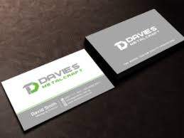 Business cards are printed in multiples on larger sheets, then cut to size. Metal Fabrication Business Cards 21 Custom Metal Fabrication Business Card Designs