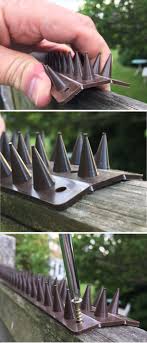 Prikka Strip Garden Security Spikes Are Easy To Fit To Fence Tops Just Shape Fit And Screw Down Choice Of Seven Colours Buy Fence Security Fence Cat Fence