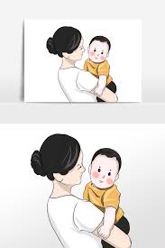 Gambar kartun muslimah ibu dan anak laki2. 69 Gambar Animasi Ibu Gendong Bayi Cikimm Com